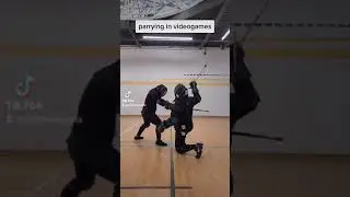 PARRYING: videogames vs IRL #shorts