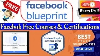 Facebook Free Online Courses with Certificate -  Blueprint e-learning Courses for FB and Instagram.