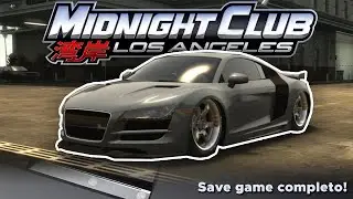 Como conseguir o Audi R8 no Midnight Club: Los Angeles | +Save game completo (PS3)