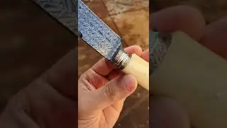 Multibar Pattern Welded Integral Knife.
