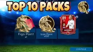 TOP 10 ICONS PACK ON FIFA MOBILE 19 | FIGO, DESAILLY, LEHMANN AND MORE!