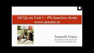 AKTU MCQs - Unit 1 PN Junction Diode