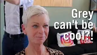 What Happens When You Cut Your Long Hair to Ultra Short GREY PIXIE?