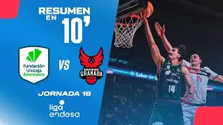 🏀Resumen en 10': Unicaja vs Coviran Granada - Jornada 16 Liga Endesa 2025-26