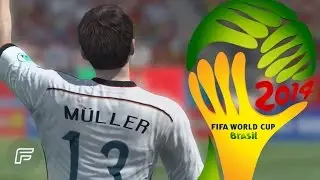 Thomas M&uuml;ller - All 5 Goals In 2014 World Cup: Brazil (FIFA Remake)