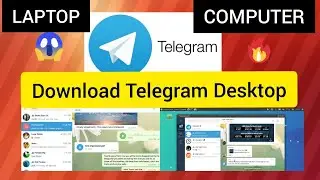 HOW TO DOWNLOAD TELEGRAM IN LAPTOP OR COMPTER | DOWNLOAD TELEGRAM DESKTOP | TELEGRAM DOWNLOAD 🔥