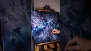 Working on some new techniques in this nebula deep space painting in oils. What are your thoughts?