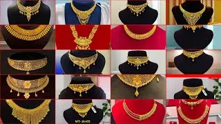 bridal choker gold necklace design | approx 1 lakh to 3 lakh price range#goldnecklace #goldjewellery