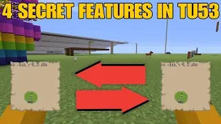 Minecraft Xbox One / PS4 - 4 SECRET FEATURES in TU53