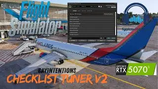 MSFS2020 || Checklist Tuner V2 SayIntentions  McLares Aviation Airlines EHRD✈️ ELLX || RTX 5070ti