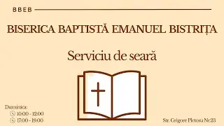 BBEB | Seara Evanghelizare | 15.01.2026