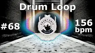 #68 Drum Loop 156 bpm 🥁 Bass Guitar Backing Tracks 🥁 DrumTonic Beats