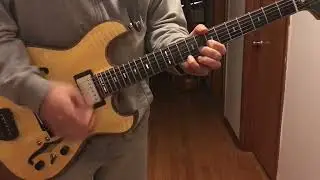Phred Reprise archtop in its natural state