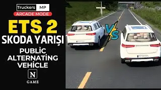 Ekip Olarak TruckersMp' de Binek Otomobil İle Yarış | İlk Kayıtlarımız | Nebula Game Ekibi