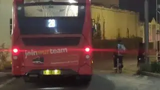 Here is the 28 Falcon bus in Woking Tuesday 16 December 2025