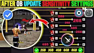 Free Fire Best Sensitivity 2026 for One Tap Headshots | Red Dot + 2X + 4X + AWM (2GB - 8GB)