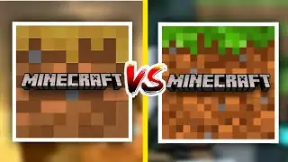 MINECRAFT TRIAL 2021 VS MINECRAFT PE 2021 (Minecraft Trial vs MCPE)