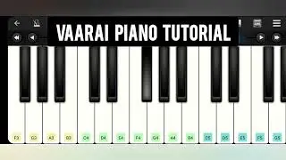 Vaarai nee vaarai G Ramanathan melody masterpiece piano tutorial