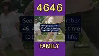 What Does Angel Number 4646 Mean #shorts