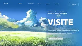 Creating web landing page in Figma with hovering effect | Figma | Hover effect #Figma #hover