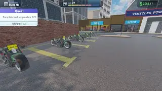 Car Mechanic Shop Simulator -Motorcycle trade - long play  (New Simulation game )