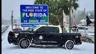 Impresionantes Imágenes de las nevadas en Florida