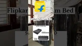 Sofa cum bed from #flipkart check long video tagged above #shortsfeed #sofabed #flipkarthaul