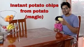 magic video - Instant potato chips from potato!