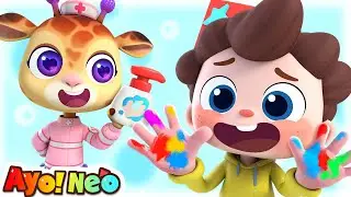 Misteri Perut Sakit | Cuci Tangan |🩺 Kebiasaan Baik | Lagu Anak | Ayo！Neo | Yes！Neo Bahasa Indonesia