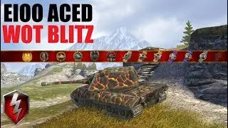 World of Tanks Blitz- E100 aced