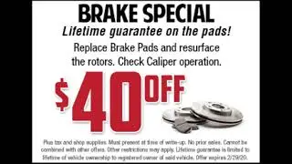 Service Coupons from Ewald's Venus Ford
