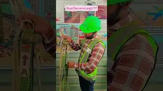 At what height should the Safety Belt Shock Observer be worn !! #safetyaccessories #safetyvideo