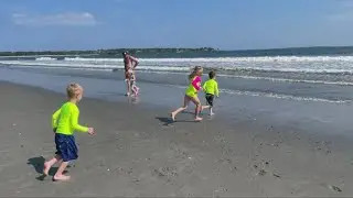 Swim safety: Moms launch Kickstarter campaign to create neon rash guards for kids