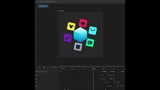 Splash screen animation for an app. Made with Rive App