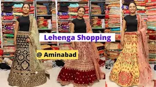 Designer Lehenga collection | Bridal, Non-Bridal, Lehenga, saree & crop-top @ Aminabad |