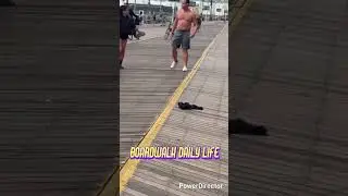 Atlantic city anger on boardwalk
