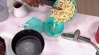 Cook's Essentials Multi Use Strainer w/ Two Bowls & Lids on QVC