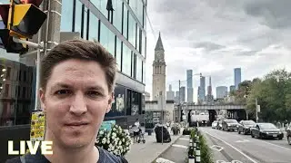 Toronto LIVE: Wandering the city in my 1000th video! (Oct 13, 2021)