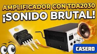 amplificador casero tda2030 monof&oacute;nico