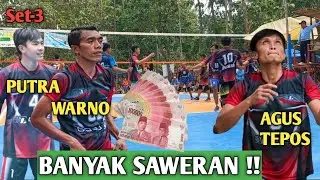 WARNO DEWA SODIK DAN PUTRA DAPAT BANYAK SAWERAN