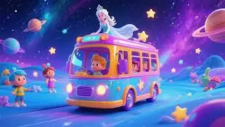 Elsa and the Galaxy Bus with Friends 4 | Cosmic Adventure Continues ❄️🚀
