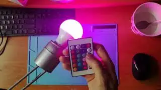 Żarówka LED RGBW 806lm 9W(60W) #ledrgbw #rgbled