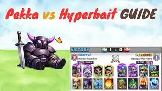 [Top 100] How to beat HYPERBAIT with PEKKA BRIDGE SPAM (Matchup Guide)