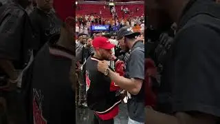 Vini Jr., Neymar and Pogba at the NBA Finals in Miami 🌴