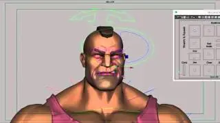 3D-персонаж Стрелок / мультфильм / риггинг / морфинг / настройка