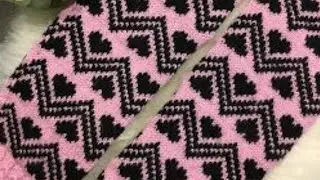 Two colour design for sweater