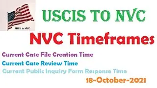 NVC Timeframes , Current Case , Case Review @USCIStoNVC