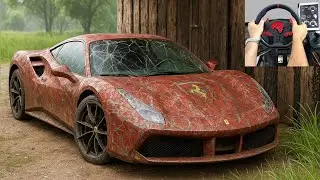 Rebuilding Ferrari 599X Evolution 1416HP | Forza Horizon 5 Steering Wheel Gameplay