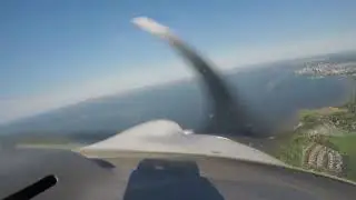 Super Dimona flygning över Lidköping