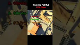 Ranking Most Painful GTA 😨 Clips #gta5stunts #gtaclips #pain